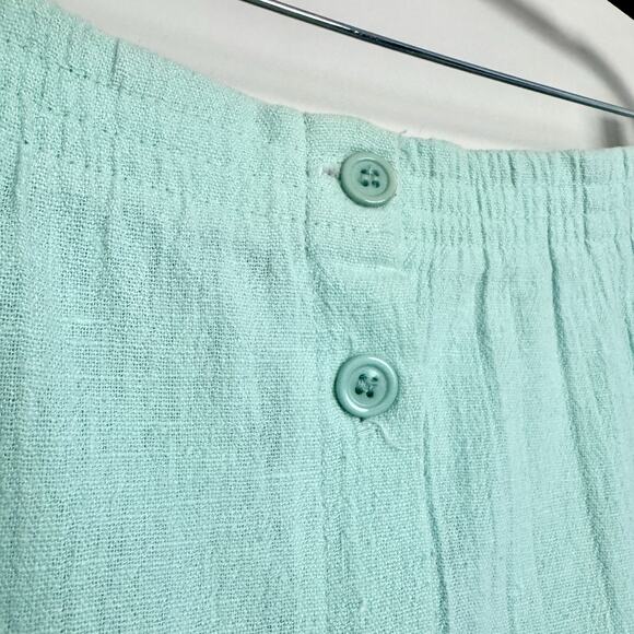 Vintage Pykettes Skirt Women's 12 Baby Blue A-line Midi Cottage Country Prairie - Picture 3 of 13